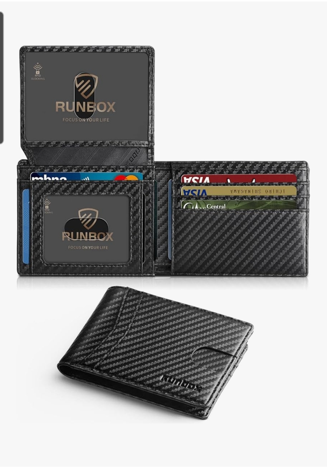 Wallet for Men Slim Rfid Leather